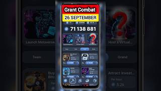 26 September Grand Combat Daily Combo | Grand Combat Combo Card Today | Daily Combo Grand Combat