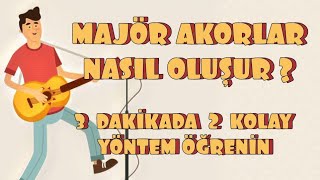 Majör Akorlar Nasıl Oluşur? | 2 Farklı Kolay Yöntemle Öğrenin