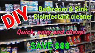 DIY kitchen and Bathroom  cleaner