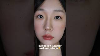 sunkissed summer makeup tutorial ☀️✨🫧#grwm#makeuptutorial #summermakeup