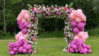 Balloon Garland Flower Arch