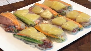 다이어트 식단♥엄마표요리 [오리고기월남쌈]/ Mom's Cooking[ duck meat Vietnamese spring rolls ]