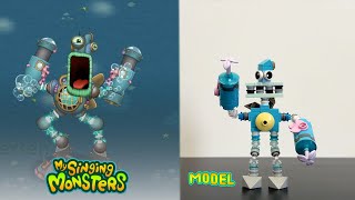 Wubbox model vs Wubbox My Singing Monsters - Redesign Comparisons ~ MSM