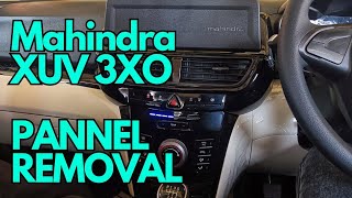 How to remove Mahindra XUV 3XO stereo pannel...... #XUV3XO #Mahindra