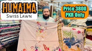 HUMAIMA Swiss Lawn With Beautifull Shiffon Dupatta 3800 PKR @m.y.kdesigner