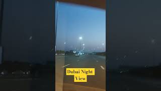 Dubai Road Night #dubaicity #burjkhalifa #dubaimall #shorts