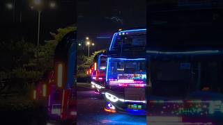 cinematic bus Aneka bintang full strobo + full gaya bebas #shorts