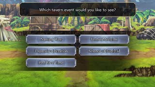 Another Eden Global 3.3.100 Locations of 4 Sparkles in Vanward Camp for Tavern "Free Time" Events!