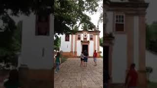 Revirada do sino da igreja do rosario em Tiradentes Mg