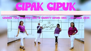 Cipak Cipuk - Beginner - Choreo:Yuli Sucipto (INA) & Shanty Dimas (INA) - October 2024