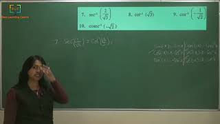 Class 12 Mathematics, chapter 2 - Inverse Trigonometric Functions, class 2