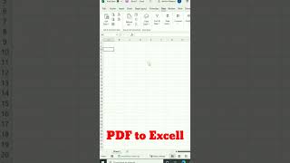 Pdf to excell #computer #excel #msexcel