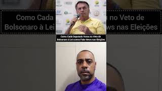 Votação veja como cada Deputado Votou no Veto de Bolsonaro à Lei contra Fake News nas Eleições