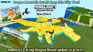 Review Addon Kỵ Sĩ Rồng Dragon Mount 2 Bản Beta Mới Giống Y Hệt Pc Cho Mcpe 1.16.200 | KIDING MC