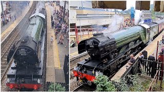 Pristine A3 Flying Scotsman draws the crowds at Keighley