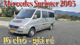 Mercedes Sprinter 2005  16 chỗ giá rẻ 65 triệu | Ô-tô Thanh Xuân