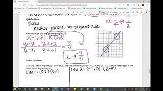 Geometry: Parallel & Perpendicular Slopes