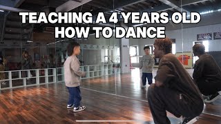 Teaching how to dance to a 4 years old | part 1