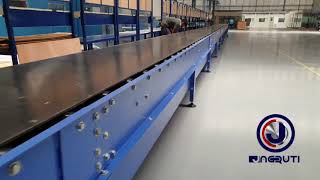 Flat Belt Conveyor system for assembly work.