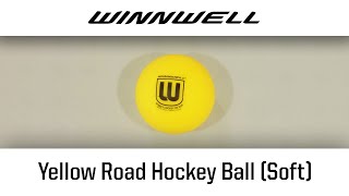 Soft Yellow Street Hockey Ball - Winnwell Catalogue Showcase