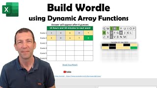 Learning Dynamic Array formulas in Excel by building Wordle