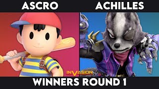 Invasion 2024: Winners Top 64 - Ascro (Ness) Vs Achilles (Wolf,Mii Brawler)