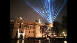 Vilnius 700 birthday (Light festival), šviesų festivalis, 700th anniversary of Vilnius