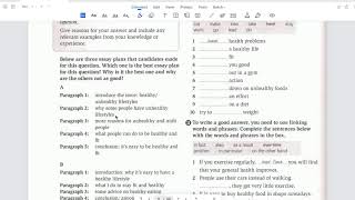 LIVE - IELTS - Writing task 2 - healthy and unhealthy lifestyles