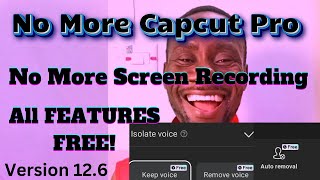 NO MORE PRO FEATURES IN CAPCUT | NO SCREEN RECORDER | ALL FREE!!!