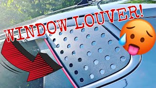 Window Louvers on the Optima?!? (C-Pillar Window)