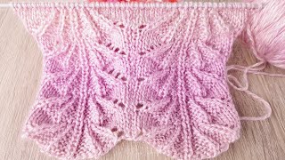 Beautiful and Easy Knitting Pattern!! How to knit!