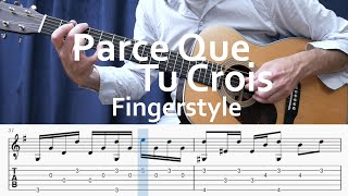 Charles Aznavour (Parce Que Tu crois | Fingerstyle)