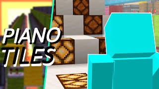 I made piano tiles in Minecraft