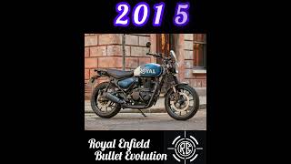 Royal Enfield bullet Evolution l (1956-2023) l #shorts #royalenfield #bullet #royalenfieldbullet500