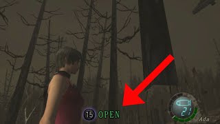 a Hidden Secret Door in Separate Ways (Chapter 2) in Resident Evil 4