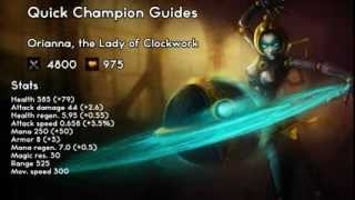 Quick Champion Guides: Orianna, the Lady of Clockwork