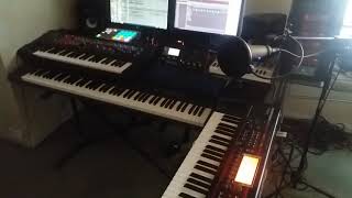 WALDORF BLOFELD - Roland SH201, Roland Juno G and NI Maschine