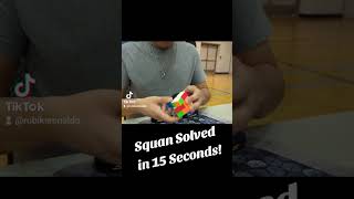 Square-1 Solved in 15 Seconds 💪#speedcubing #speedsolving #cubing #rubikscube #sq1 #square1 #squan