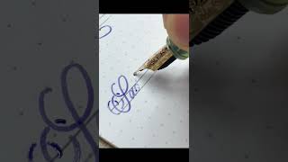 Sadhana - name handwriting with fountain pen #calligraphy #art #signature #cursive #satisfying