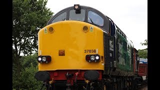 DRS 37038 departs Holt NNR 16/06/18