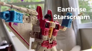 Transformers earthrise Starscream toy review