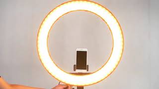 Travor ring lamp 18inch ring light with tripod dimmable 5500k LED light for youtube ringlight hoops