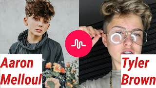 AARON MELLOUL vs. TYLER BROWN Musical.ly Compilation