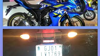 install hazard lights or parking lights in Suzuki gixxer SF