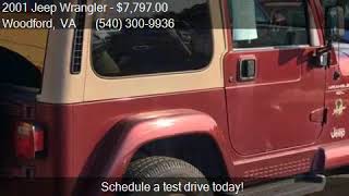 2001 Jeep Wrangler Sahara 2dr 4WD SUV for sale in Woodford,