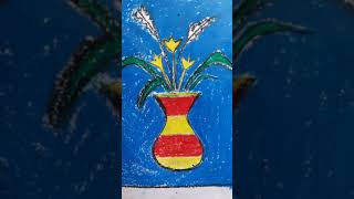 Flower with pot art