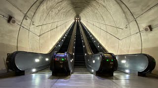 Round Trip on the Longest Escalator in the Western Hemisphere - WMATA Wheaton Station