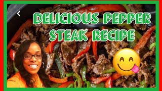 Cook Dinner with me…| Pepper Steak and Rice| #food #dinner 😋