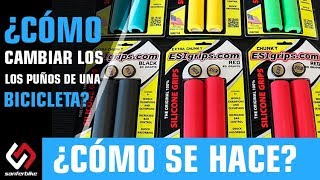 ¿Cómo cambiar los puños de silicona ESIGRIPS en una bicicleta?