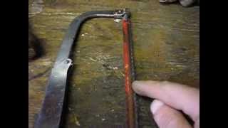 hacksaw cutting tips